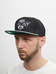 Бейсболка MITCHELL NESS арт. HHSS5367-LAKYYPPPBKGY Los Angeles Kings NHL (черный / серый)